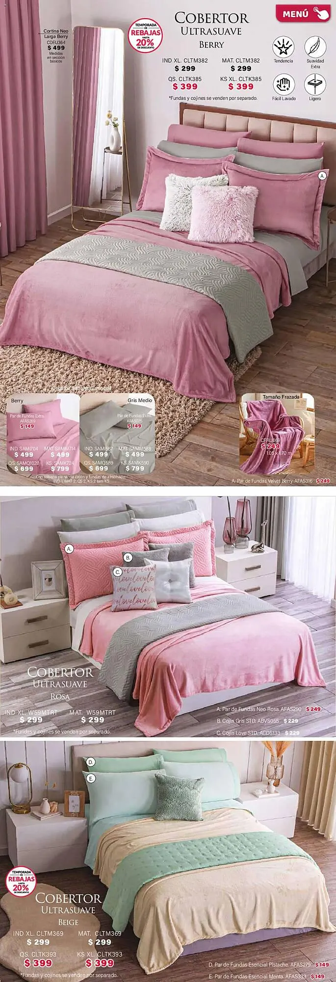Catálogo de Catálogo Colchas Concord 1 de febrero al 2 de mayo 2026 - Pagina 155
