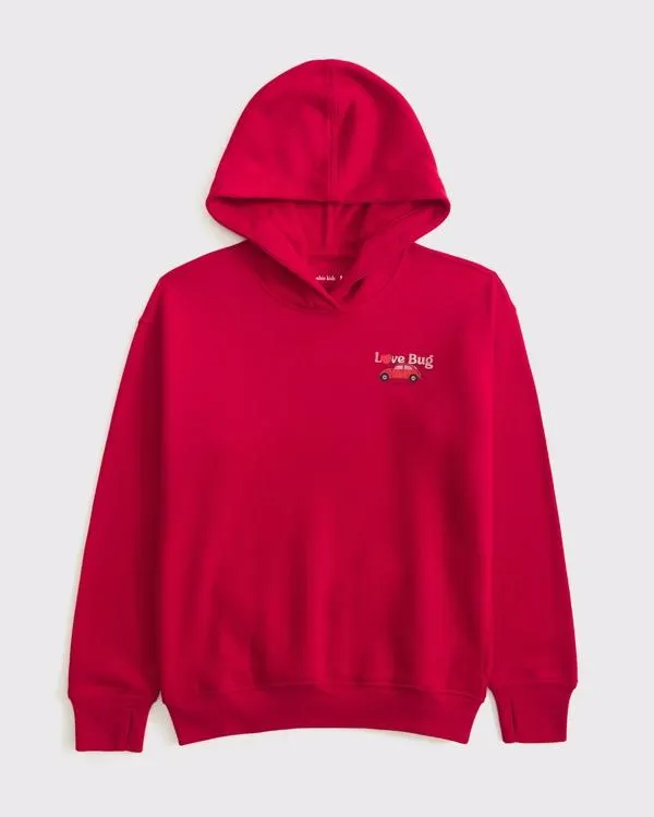 legging-friendly graphic popover hoodie