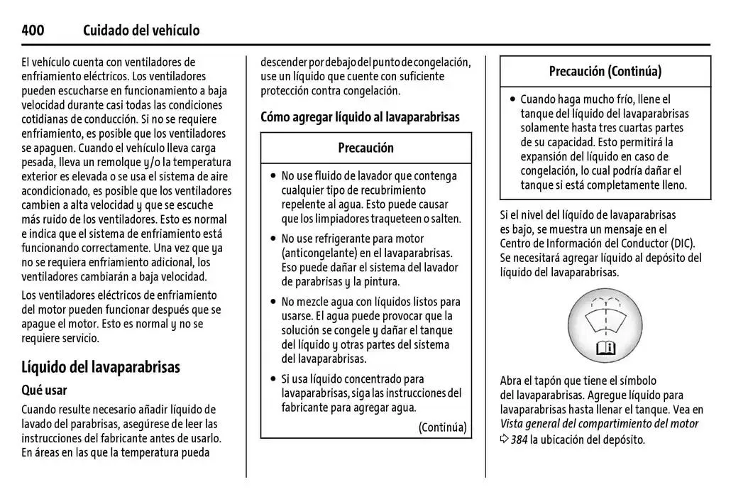 Catálogo de Cheyenne 2025 Manual del propietario 22 de enero al 31 de diciembre 2025 - Pagina 401