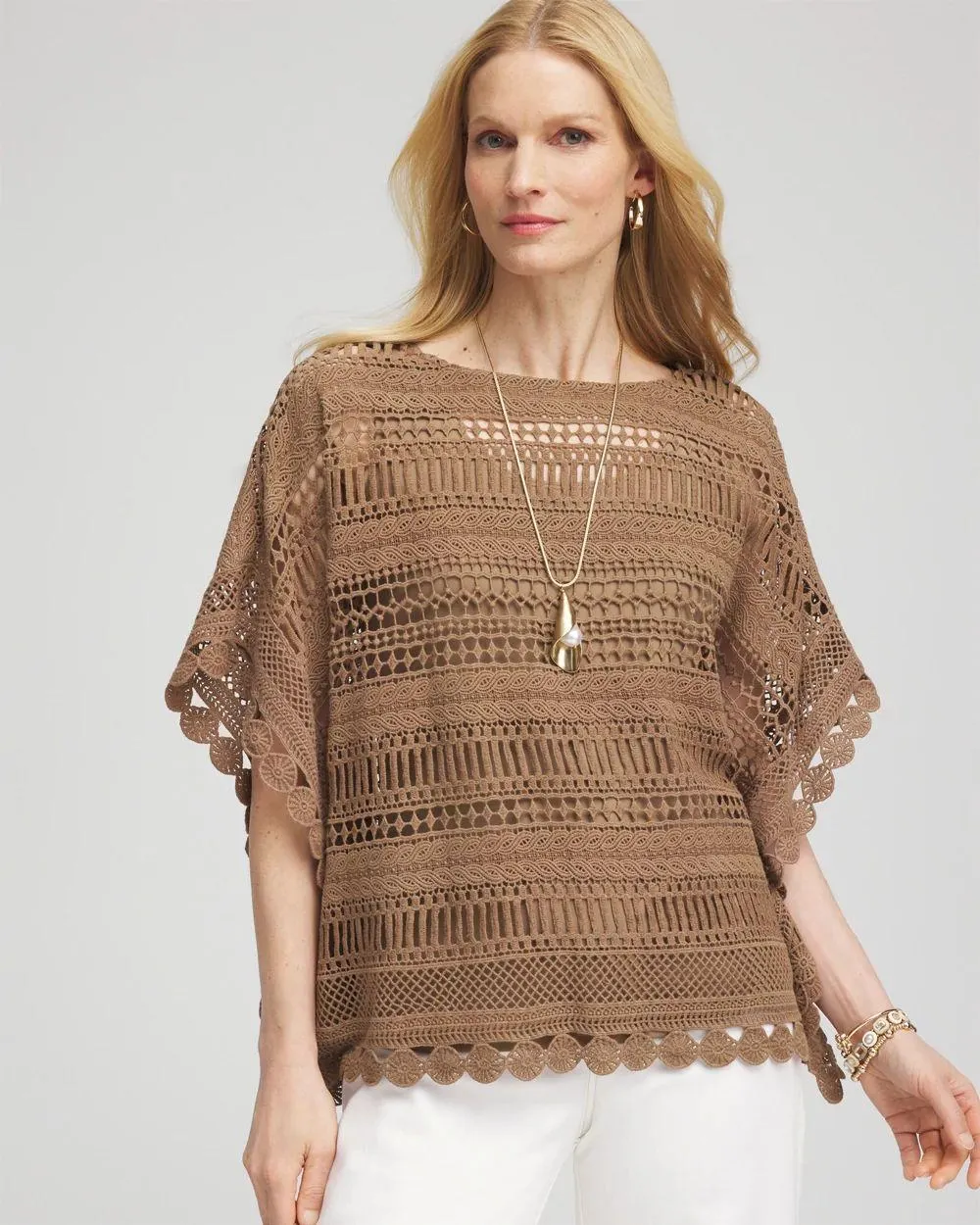Crochet Lace Poncho