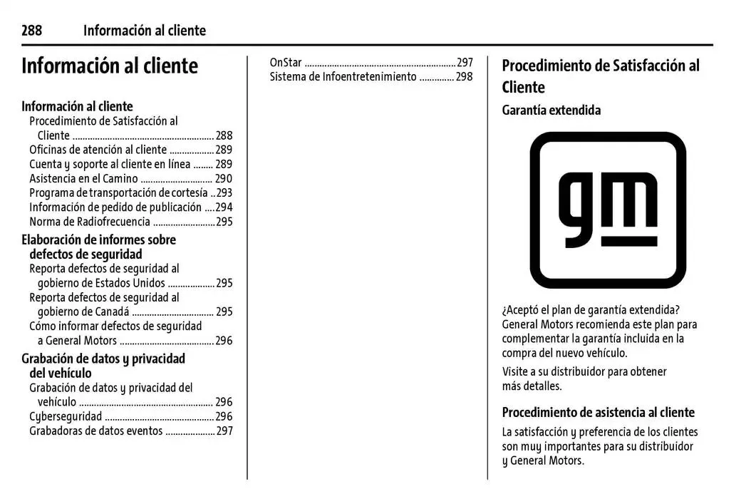 Catálogo de BrightDrop 400 Y BrightDrop 600 Manual del propietario 22 de enero al 31 de diciembre 2025 - Pagina 289
