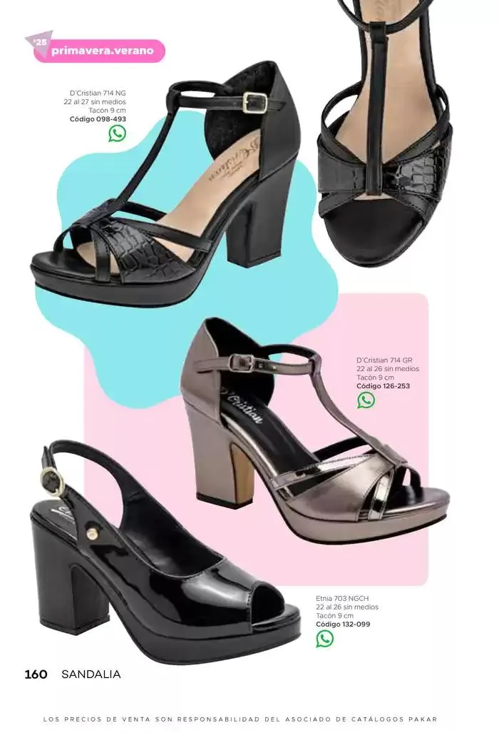 Catálogo de Pakar Sandalia 31 de enero al 31 de mayo 2025 - Pagina 160