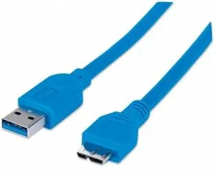 Manhattan Cable USB-A Macho - Micro-USB B Macho, 2 Metros