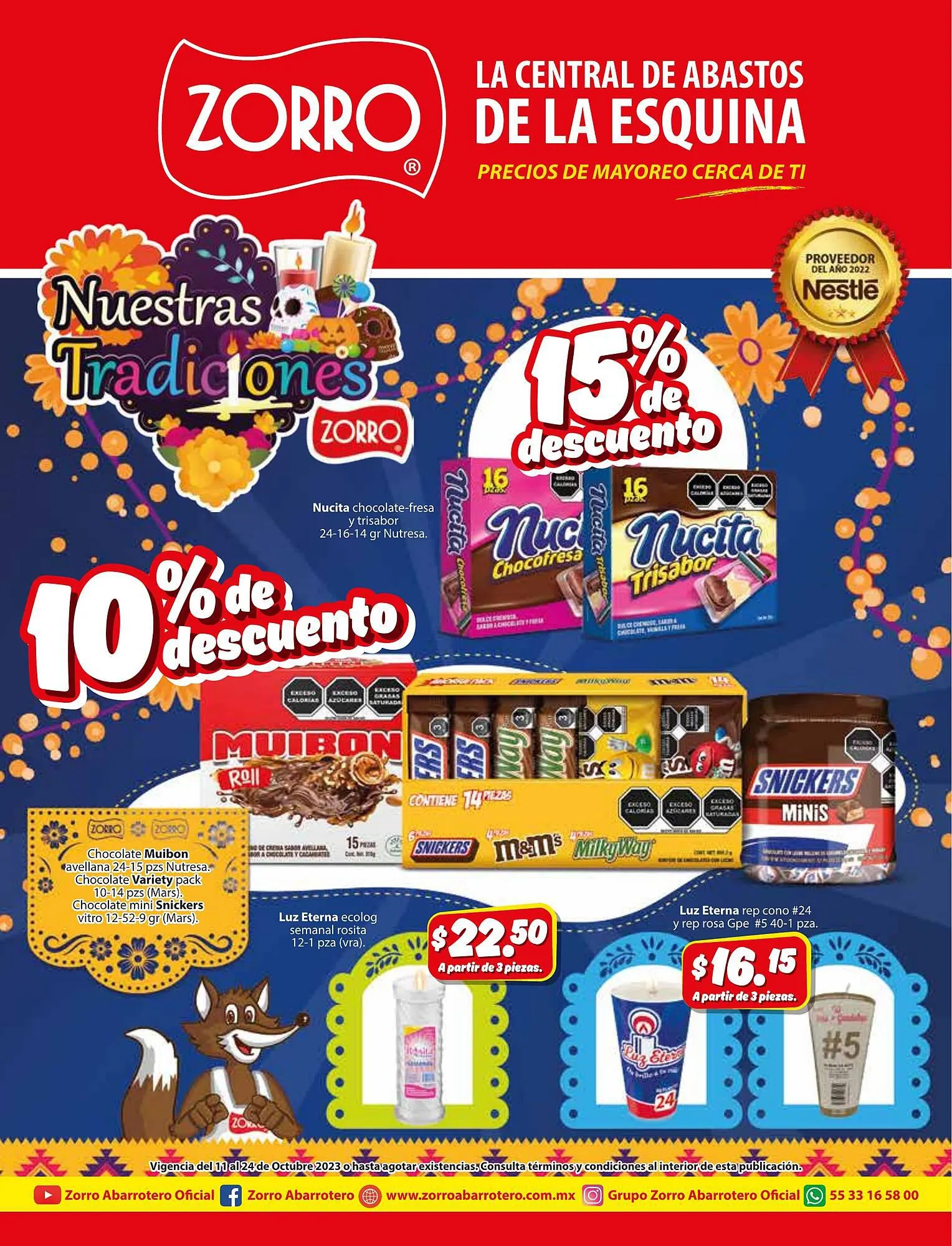 Catálogo de Catálogo Zorro 11 de octubre al 24 de octubre 2023 - Pagina 1