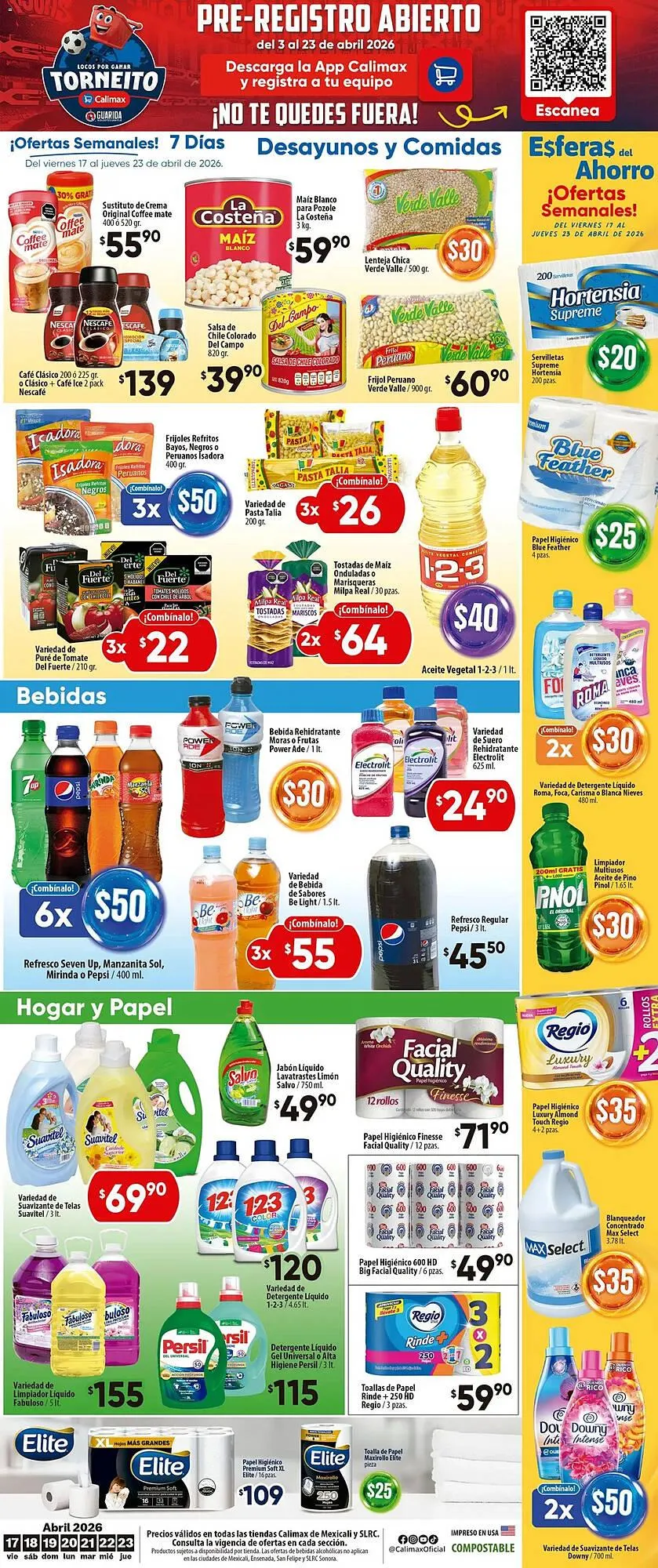 Catálogo de Folleto Calimax 17 de abril al 20 de abril 2026 - Pagina 6