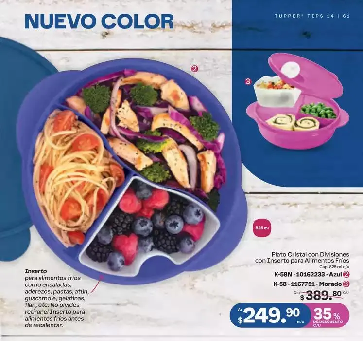 Catálogo de Tupper Tips 14 15 de octubre al 10 de noviembre 2024 - Pagina 61