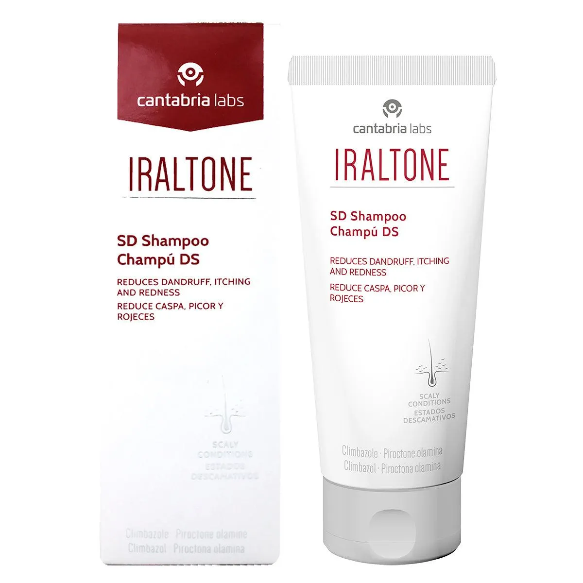 Cantabria Labs Iraltone DS shampoo anti-caspa 200ml.