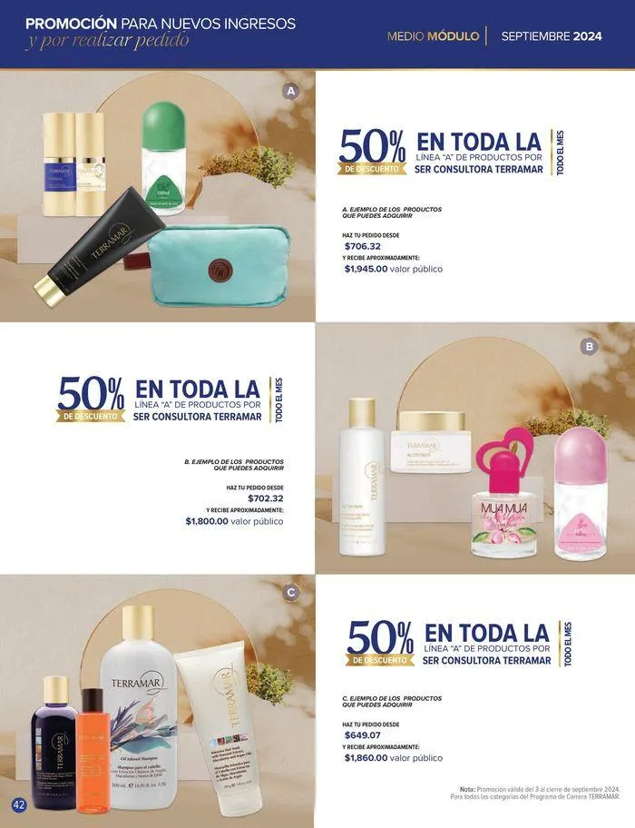 Catálogo de Revista de mes 3 de septiembre al 30 de septiembre 2024 - Pagina 42