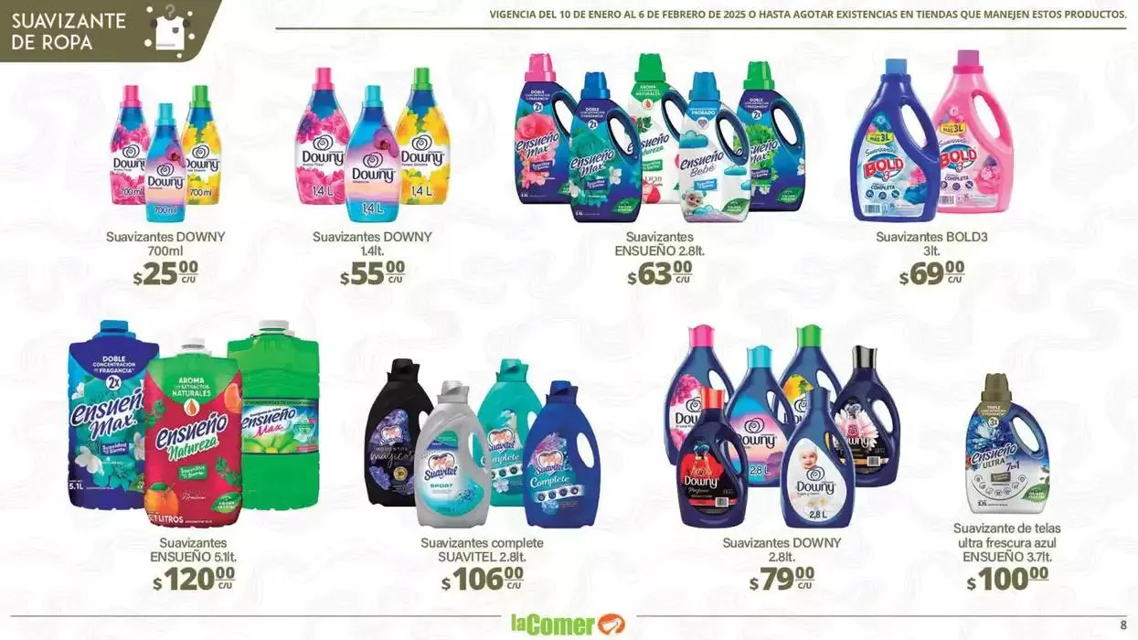 Catálogo de LIMPIA , Desinfecta, organiza, AHORRA 10 de enero al 6 de febrero 2025 - Pagina 8