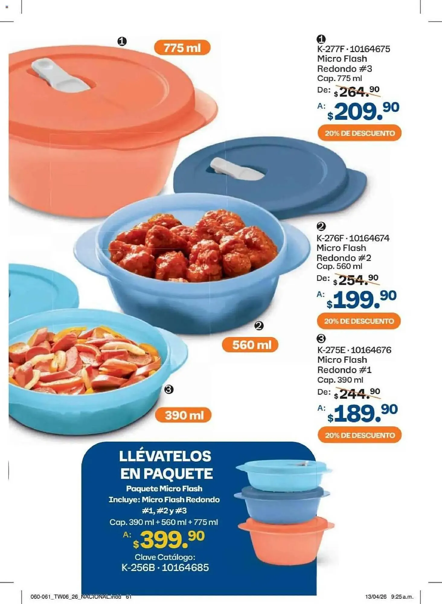 Catálogo de Catálogo Tupperware 18 de mayo al 14 de junio 2026 - Pagina 61