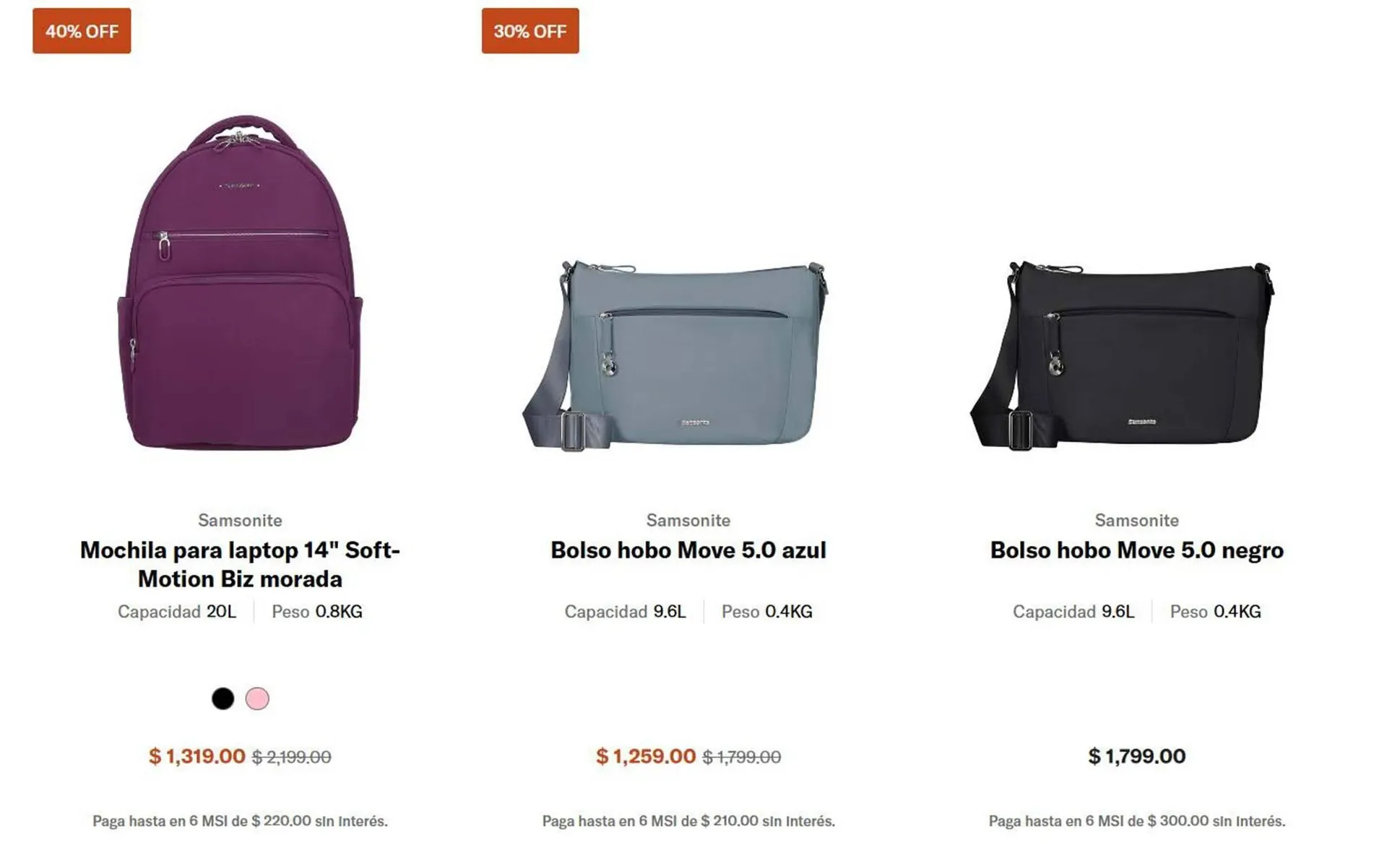 Catálogo de Catálogo Samsonite 21 de abril al 10 de mayo 2026 - Pagina 7