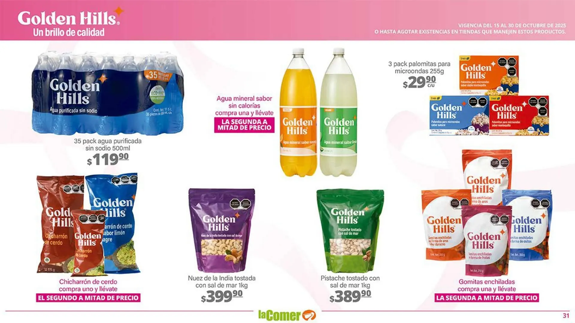 Catálogo de Folleto La Comer 15 de octubre al 30 de octubre 2025 - Pagina 31