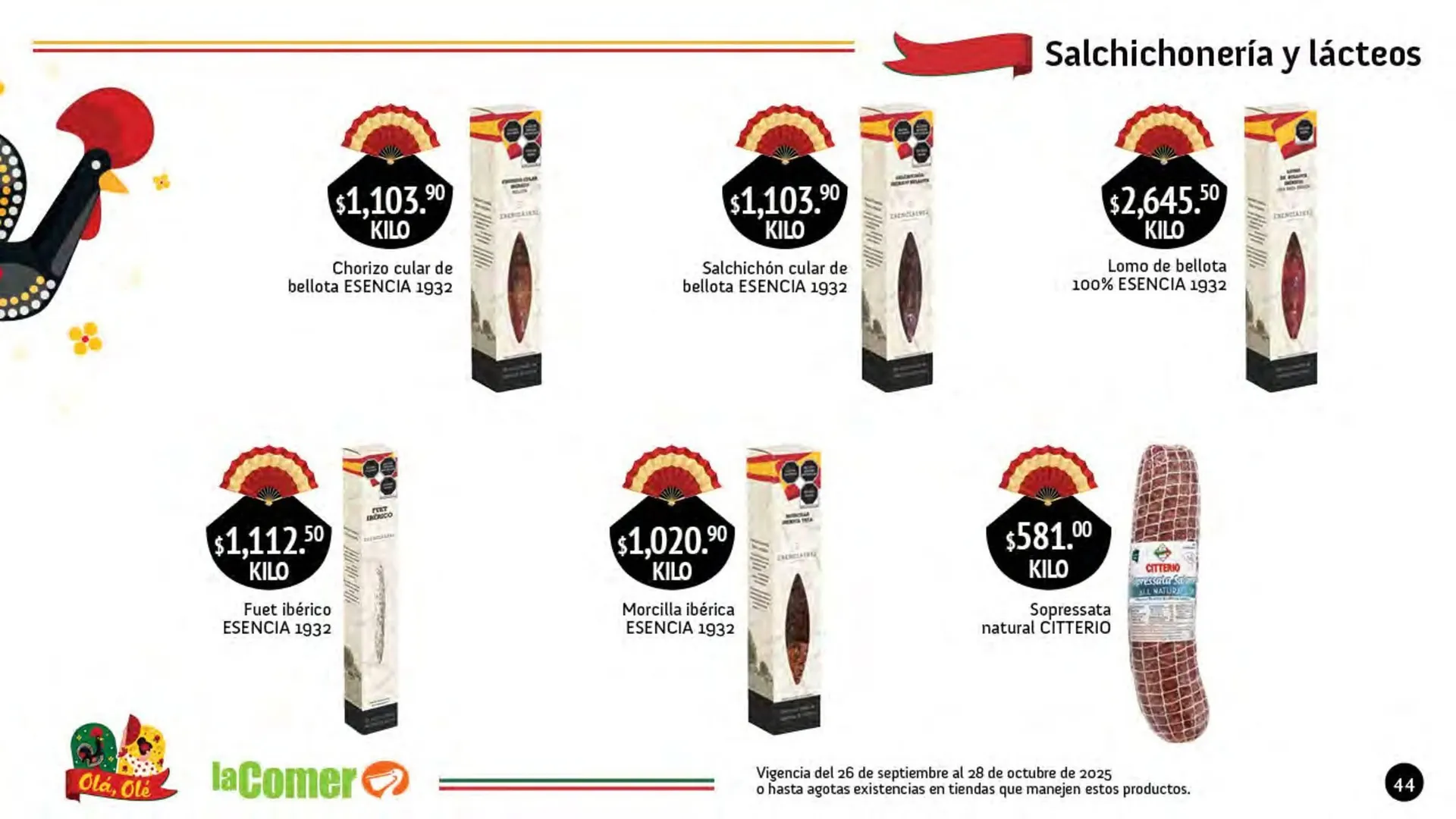 Catálogo de Folleto La Comer 26 de septiembre al 28 de octubre 2025 - Pagina 44