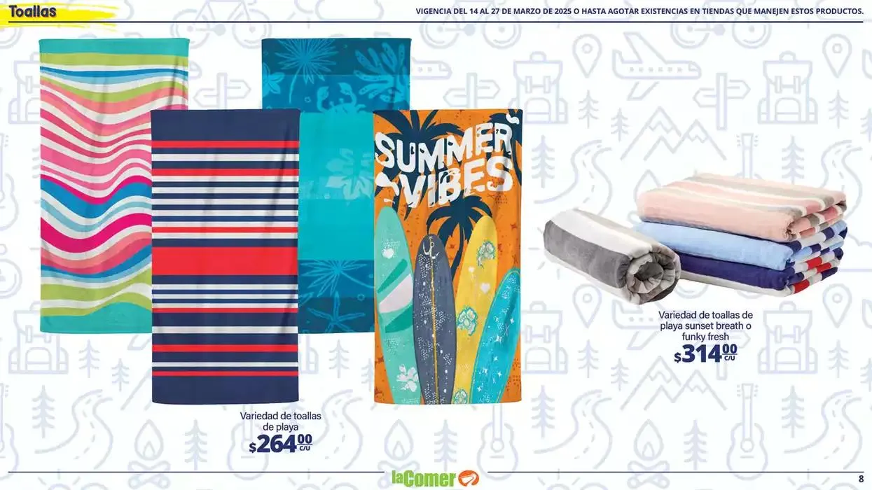 Catálogo de Vacaciones La Comer 14 de marzo al 27 de marzo 2025 - Pagina 8