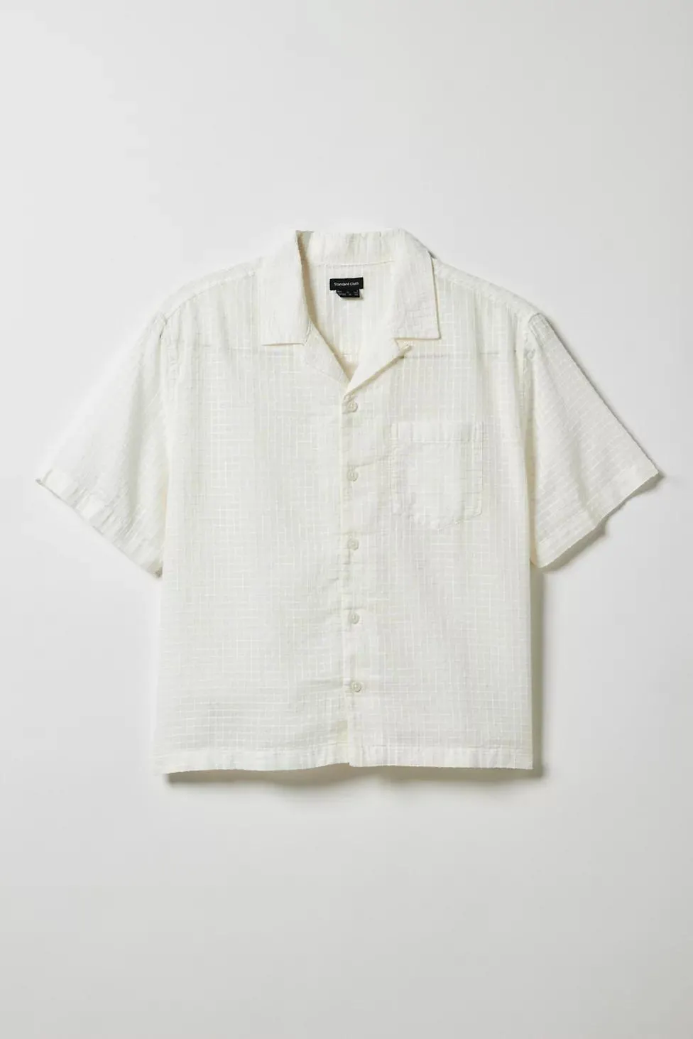Standard Cloth Liam Textured Grid Shirt