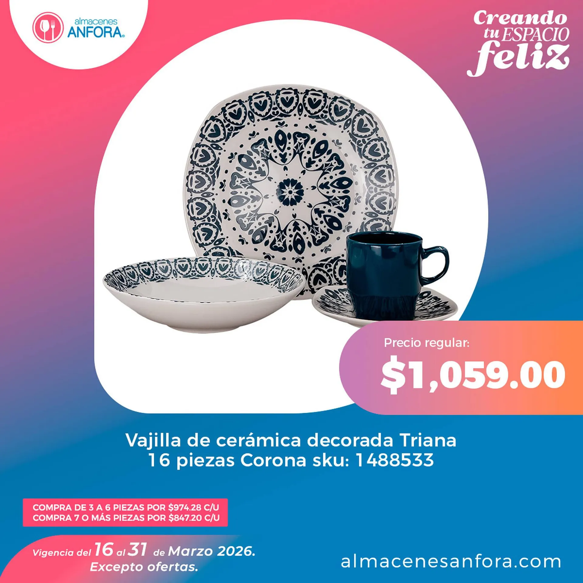 Catálogo de Catálogo Almacenes Anfora 19 de marzo al 31 de marzo 2026 - Pagina 3