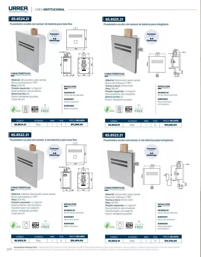 Catálogo de Catálogo Residencial 2025 28 de febrero al 28 de febrero 2026 - Pagina 322