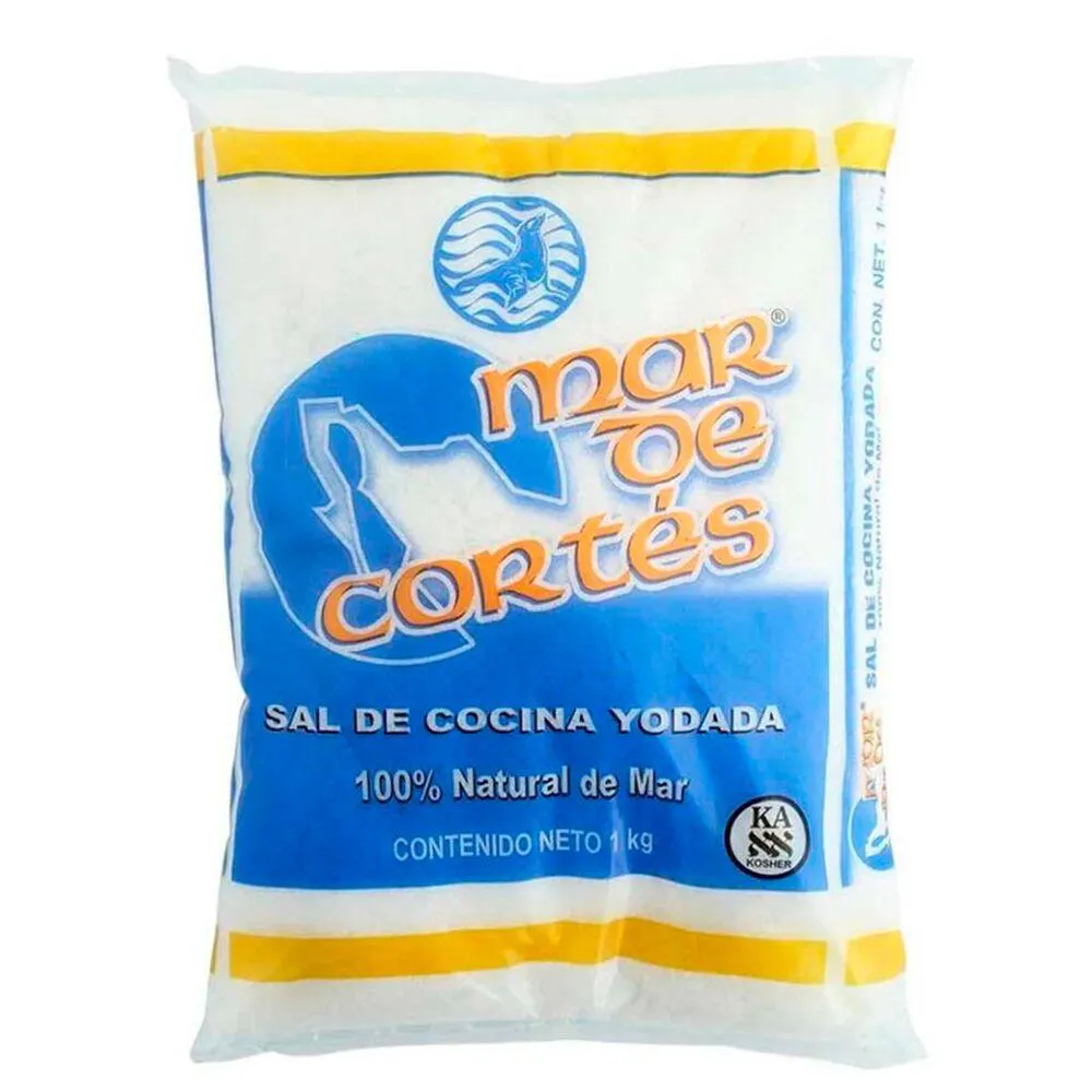 Sal en Grano Yodada Mar de Cortés 12/1 Kg