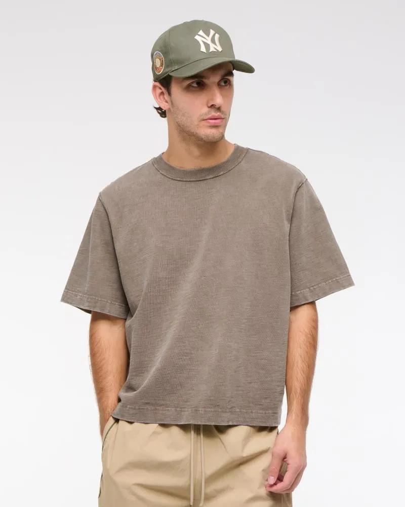 Premium Heavyweight Slub Cropped Tee