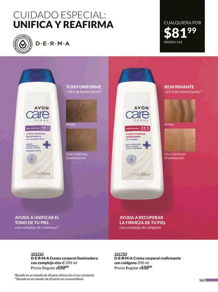 Catálogo de Avon COSMÉTICOS C15 14 de agosto al 18 de septiembre 2024 - Pagina 163