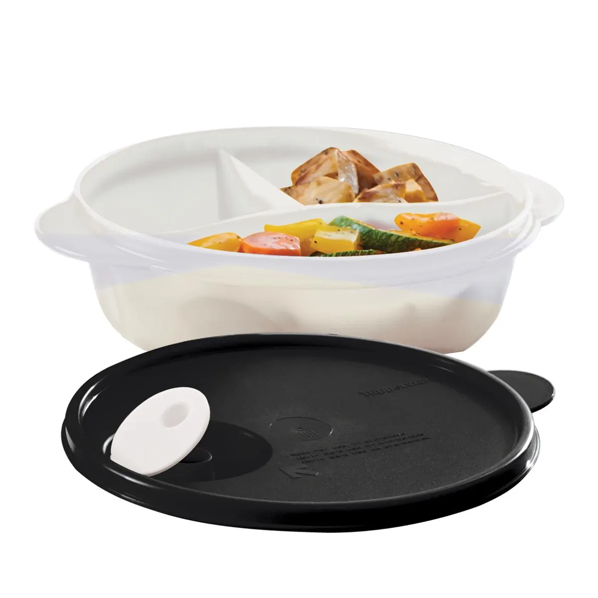 Recipiente para microondas con divisiones 900ml Tupperware