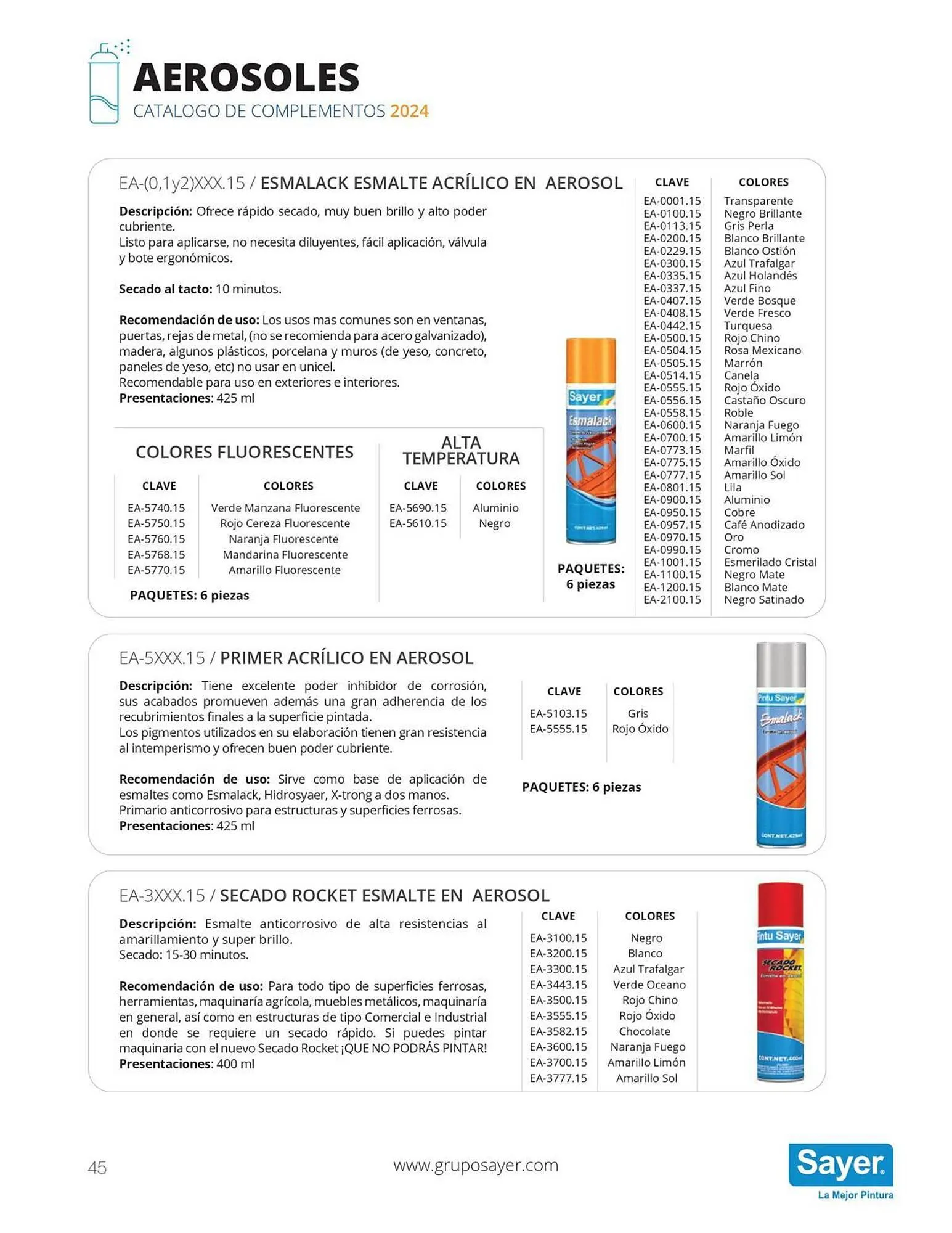 Catálogo de Catálogo Sayer 3 de enero al 31 de diciembre 2024 - Pagina 45