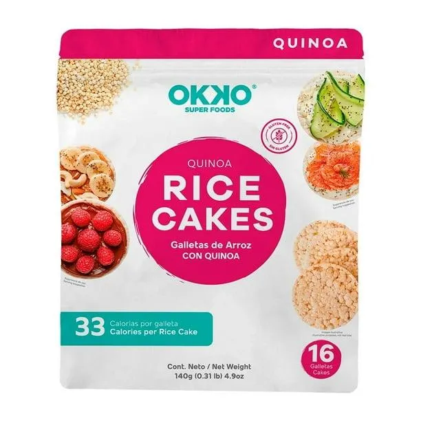 Galletas de arroz OKKO con quinoa 140 g