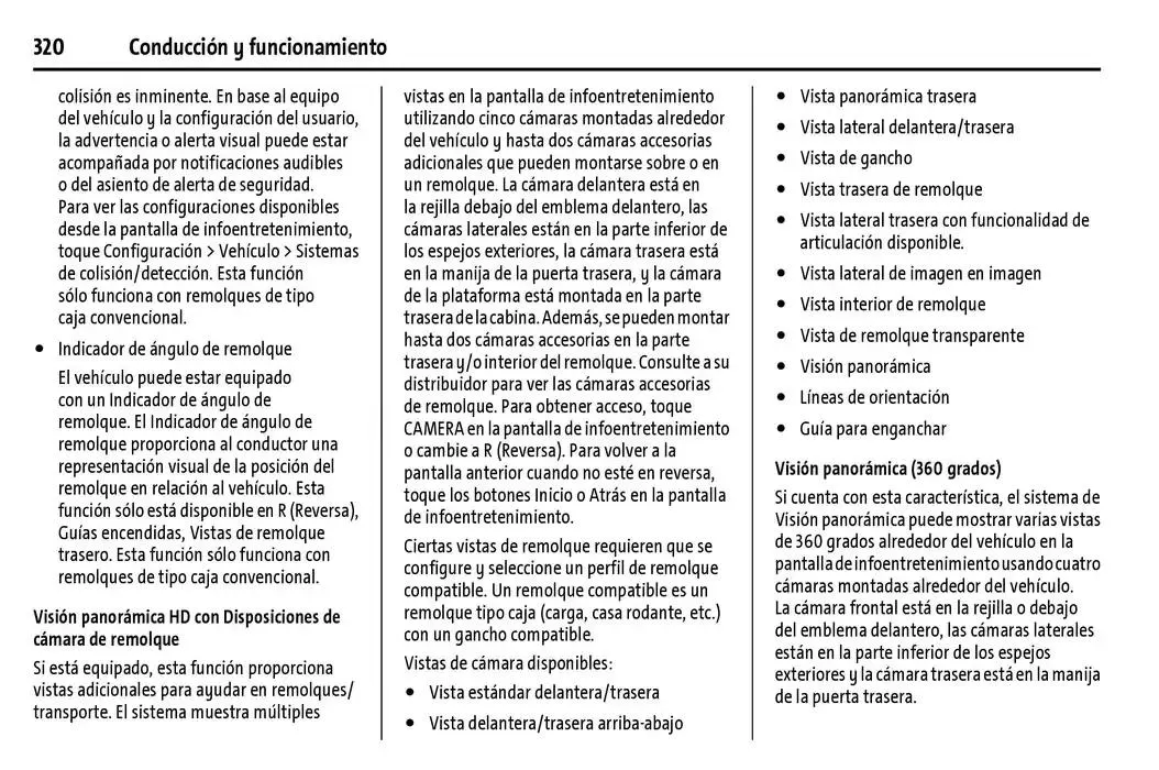 Catálogo de Cheyenne 2025 Manual del propietario 22 de enero al 31 de diciembre 2025 - Pagina 321