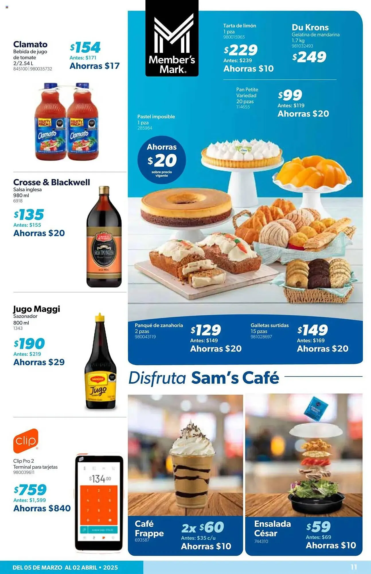 Catálogo de Catálogo Sam's Club 5 de marzo al 2 de abril 2025 - Pagina 11