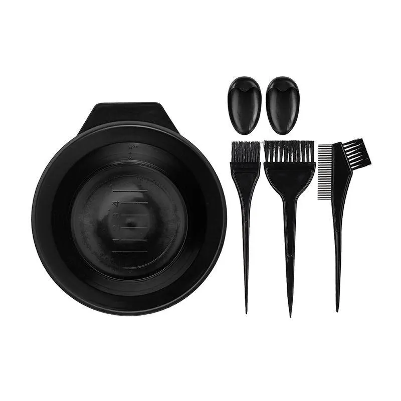 Kit Para Teñirse El Cabello Negro 15 cm, 7.5 cm, 21 cm, 20.5 cm 6 Piezas