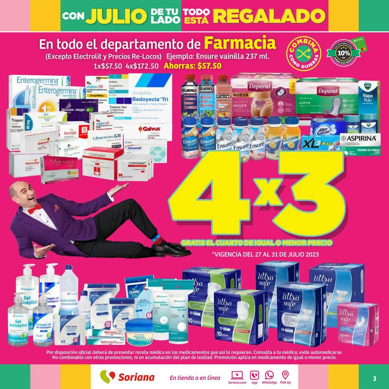 Catálogo de Soriana - Julio Regalado Súper Nacional Oferta actual 27 de julio al 3 de agosto 2023 - Pagina 3