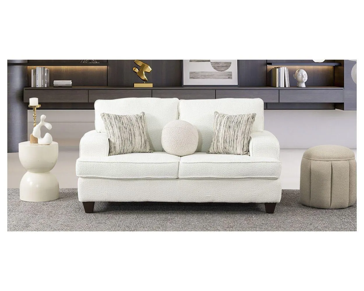 Sofá 2 Plazas Atlántica New Blanco