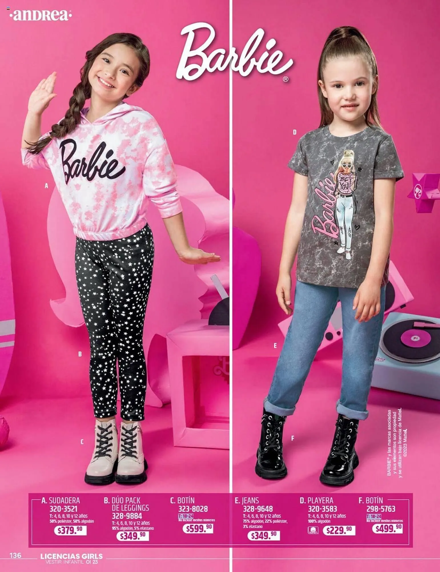 Catálogo de Catálogo Andrea 27 de agosto al 27 de enero 2024 - Pagina 136