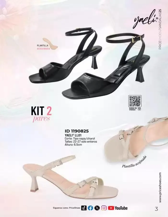 Catálogo de SANDALIAS | KITS | 2025 | 1E 1 de enero al 31 de diciembre 2025 - Pagina 3