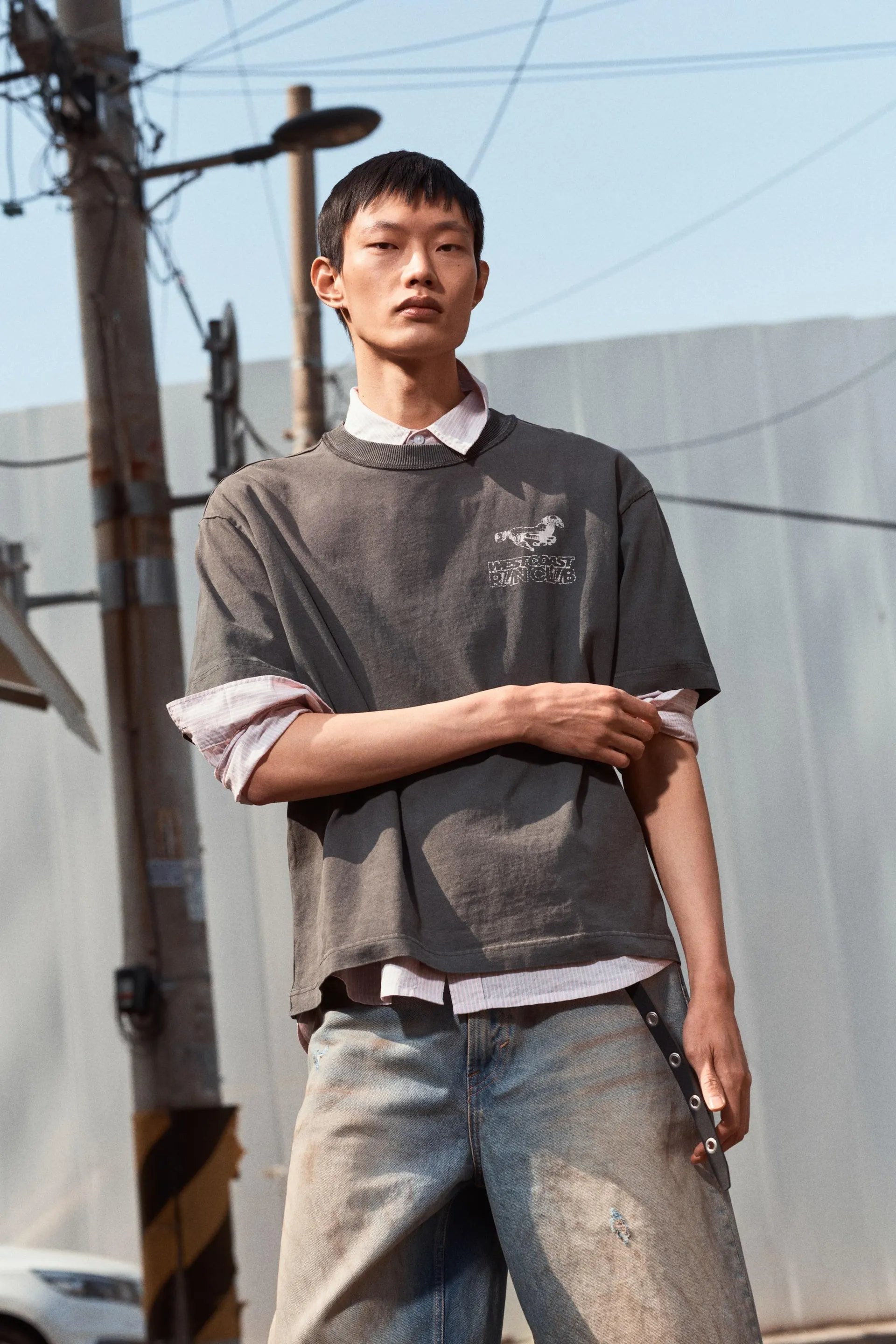 Playera Loose Fit con diseño