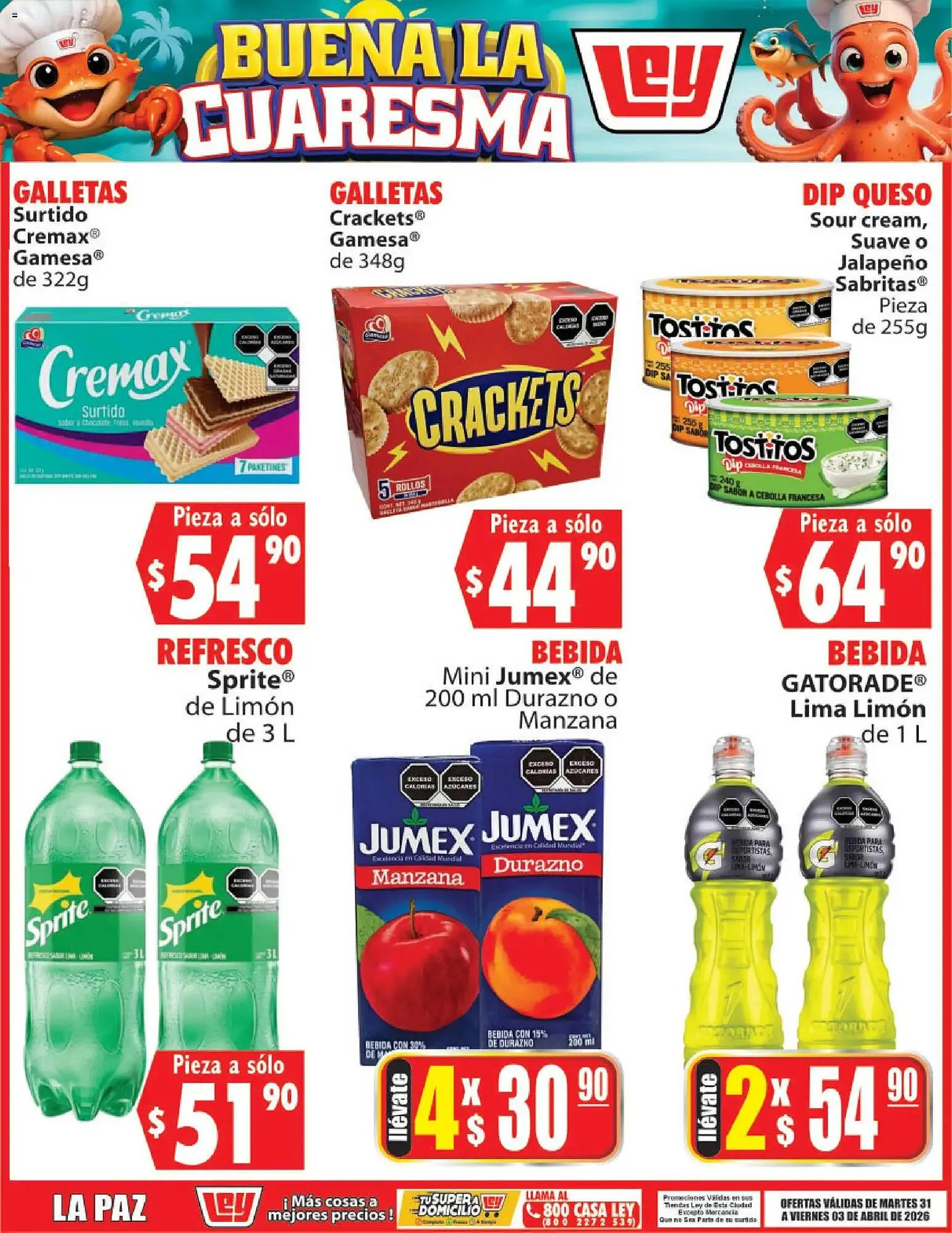 Catálogo de Folleto Casa Ley 31 de marzo al 3 de abril 2026 - Pagina 6