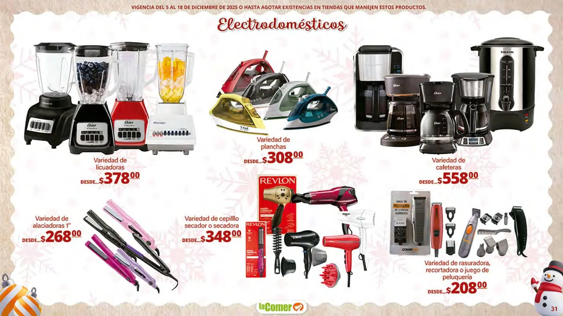 Catálogo de Folleto La Comer 5 de diciembre al 18 de diciembre 2025 - Pagina 31