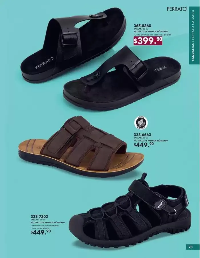 Catálogo de ANDREA | CALZADO CABALLERO 26 de enero al 24 de mayo 2025 - Pagina 73