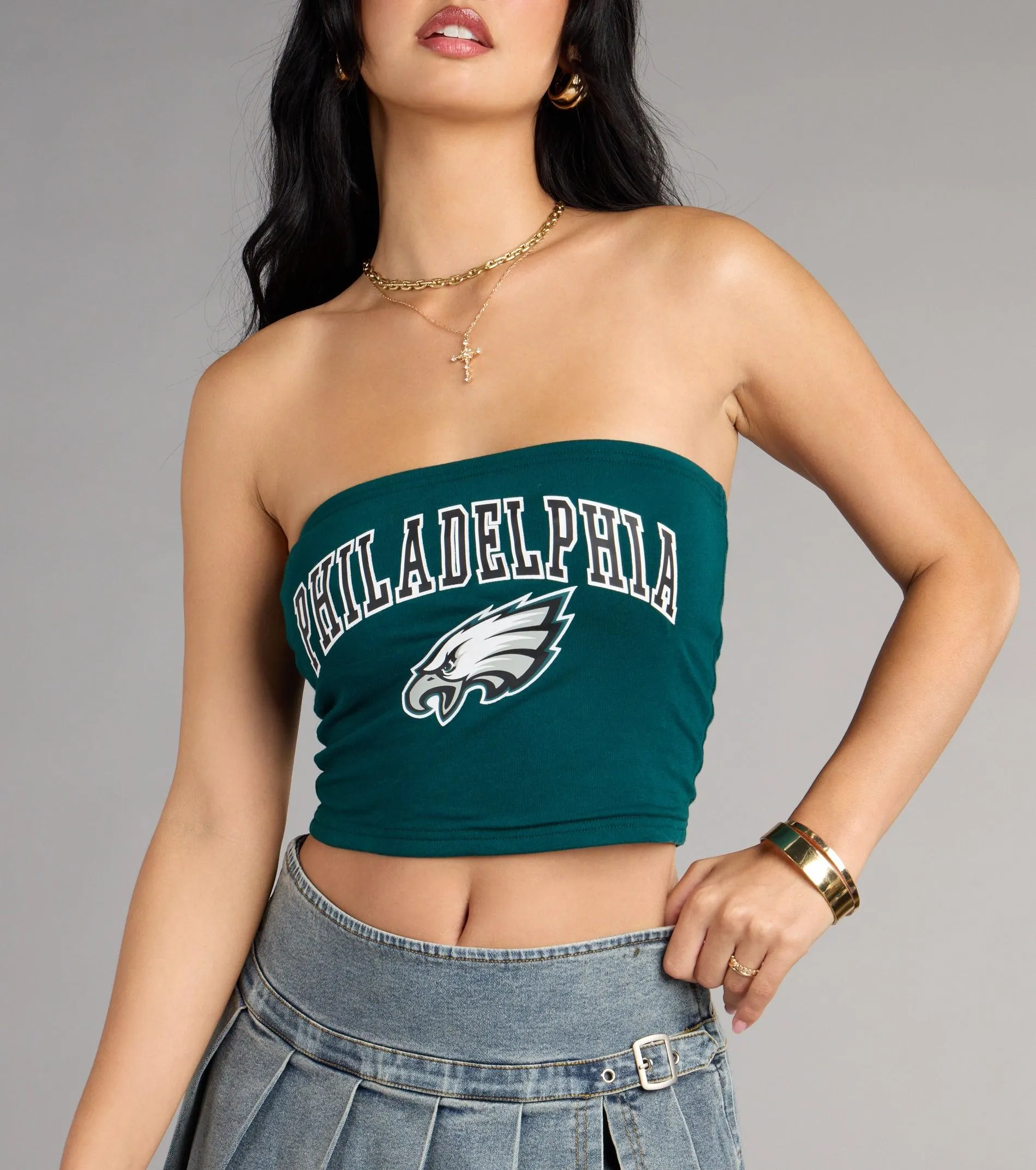 Kickoff Cutie Philadelphia Football Team Tube Top