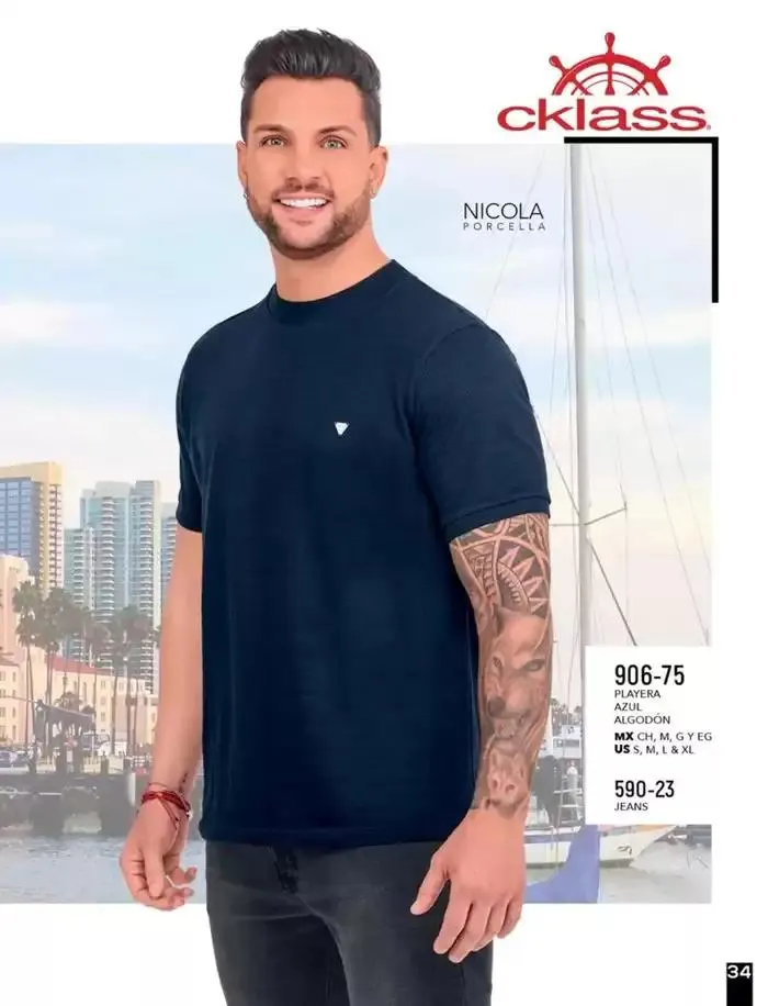 Catálogo de Catálogo Cklass Ropa Caballero Primavera Verano 2025 8 de enero al 30 de junio 2025 - Pagina 35