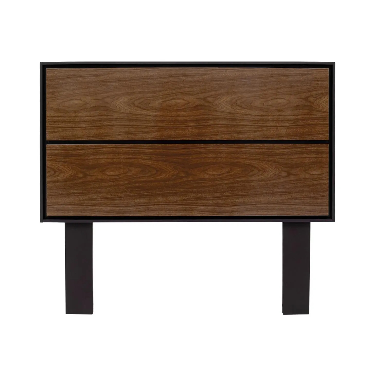 Cabecera Queen/mat Nogal/gris Lev