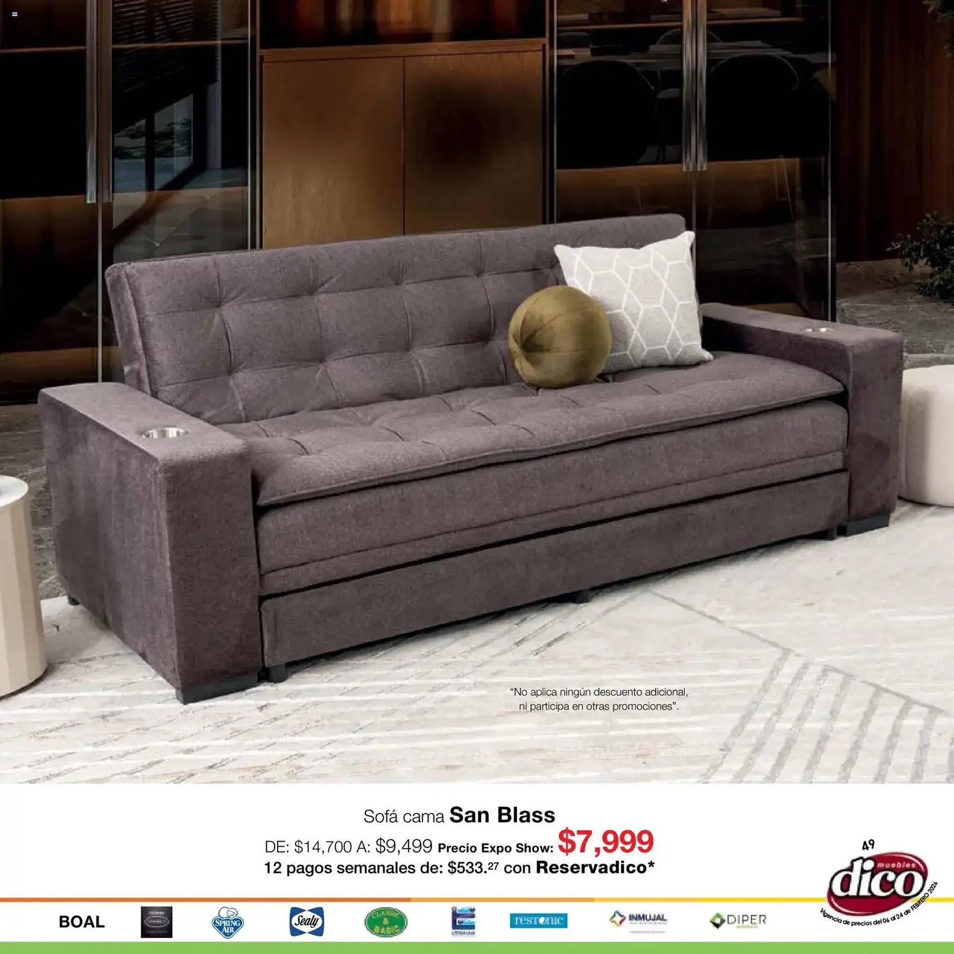 Catálogo de Catálogo Muebles Dico 6 de febrero al 25 de febrero 2026 - Pagina 49