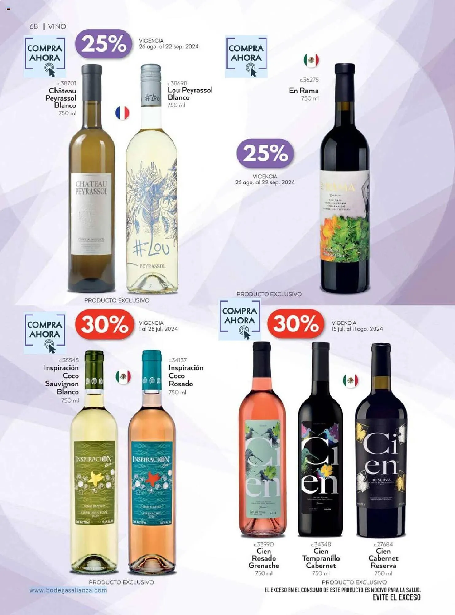 Catálogo de Catálogo Bodegas Alianza 1 de julio al 30 de septiembre 2024 - Pagina 70