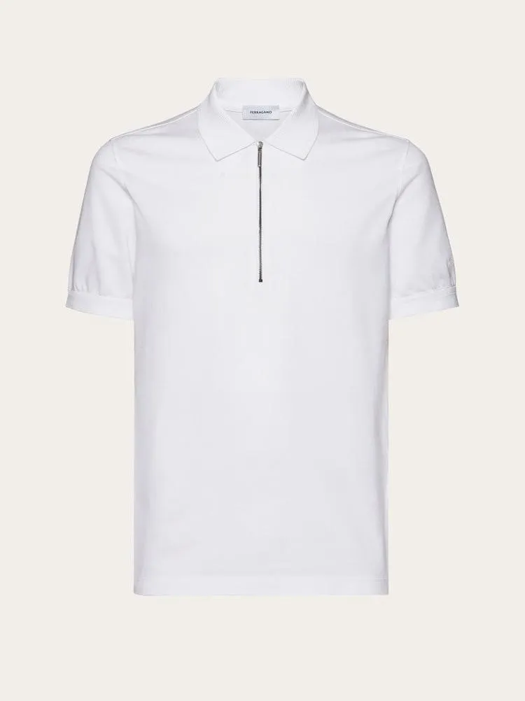 Polo con cremallera