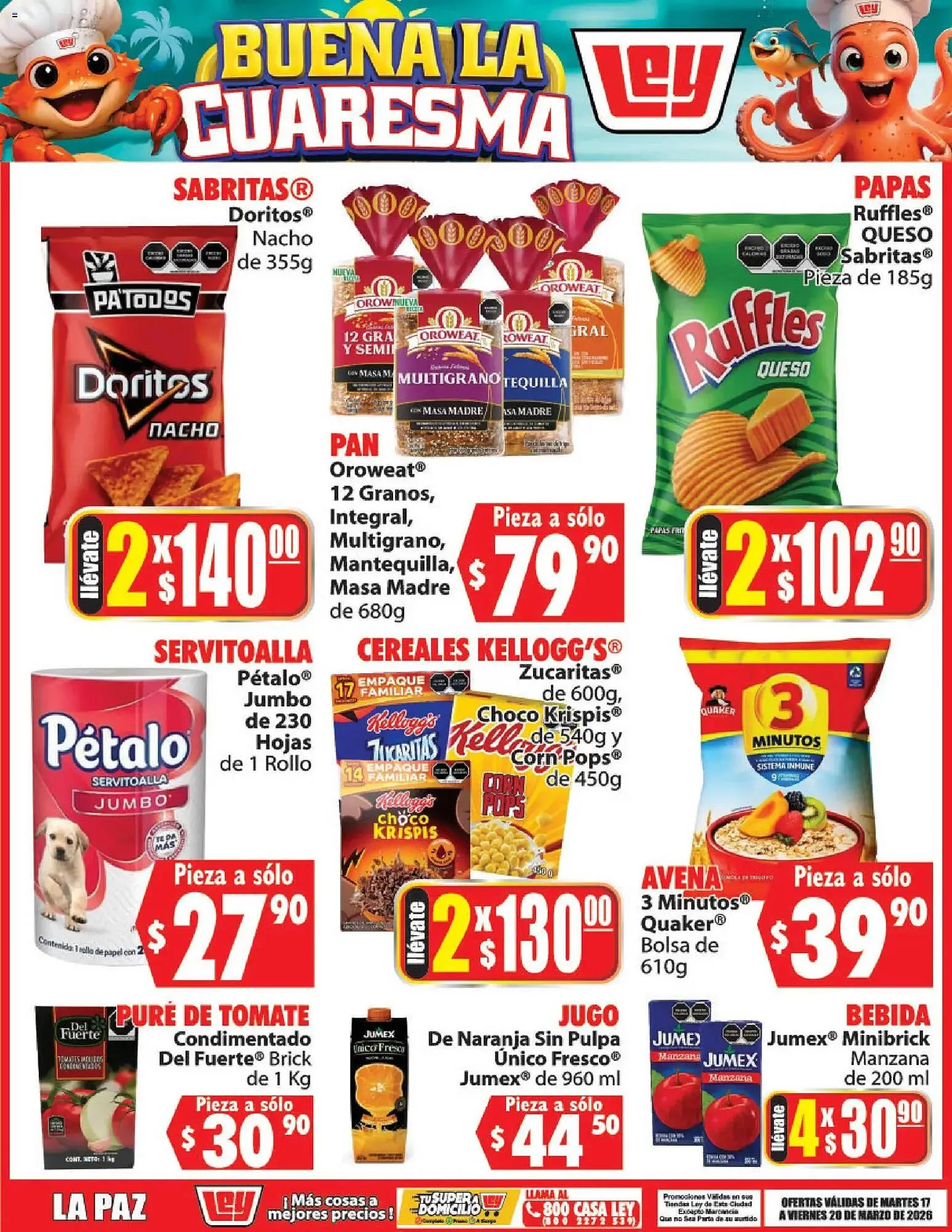 Catálogo de Folleto Casa Ley 17 de marzo al 20 de marzo 2026 - Pagina 3