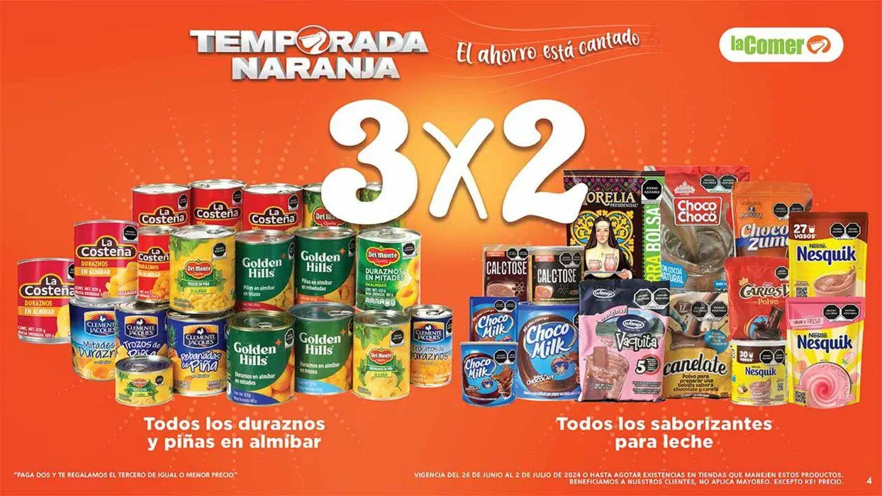 Catálogo de Temporada Naranja 26 de junio al 2 de julio 2024 - Pagina 4
