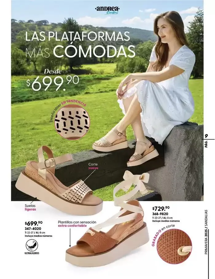 Catálogo de ANDREA | CALZADO CONFORT 26 de enero al 24 de mayo 2025 - Pagina 9