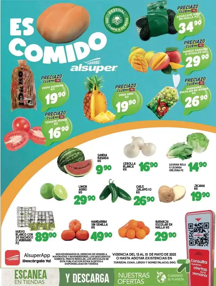 Catálogo de Alsuper LAGUNA 13 de mayo al 15 de mayo 2025 - Pagina 1