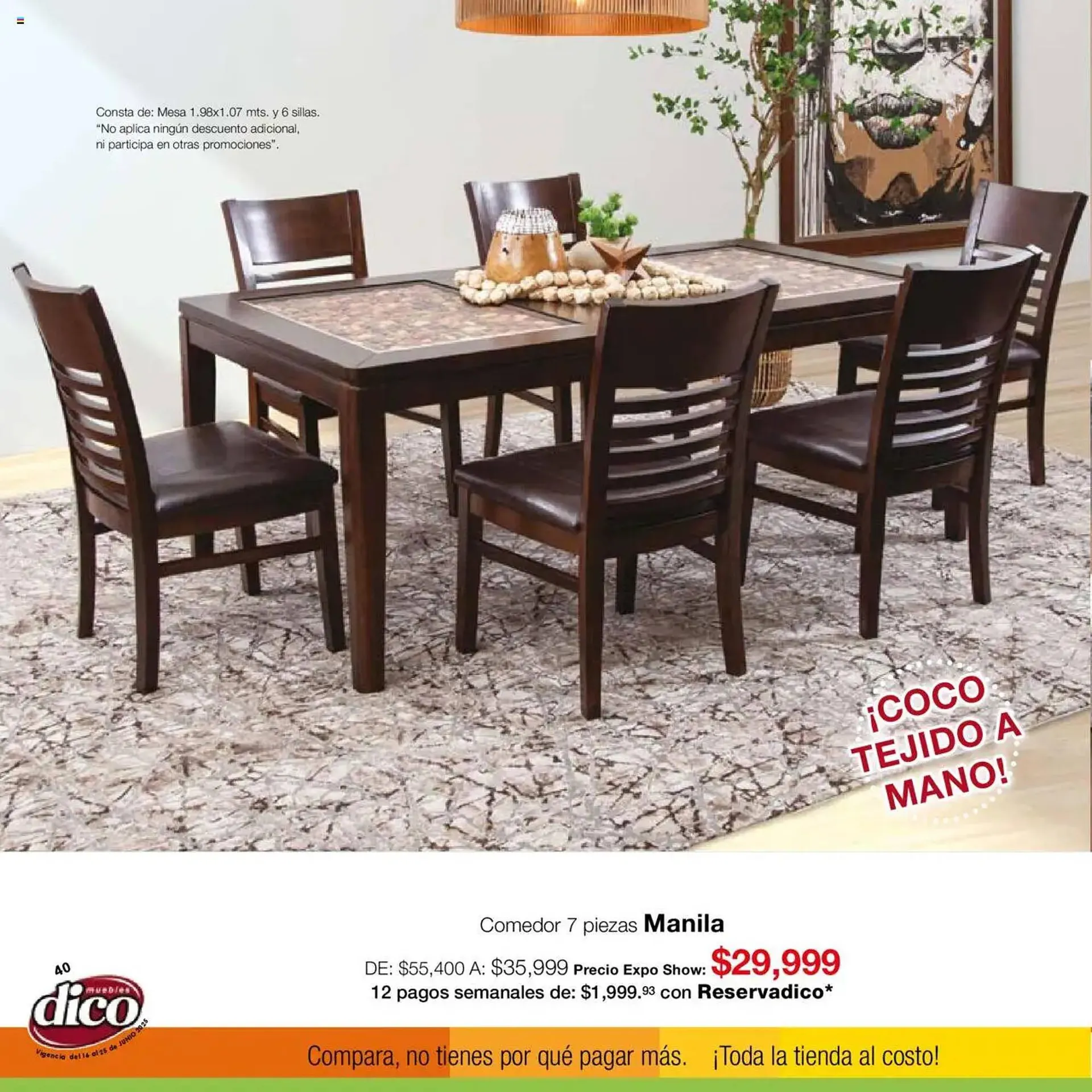 Catálogo de Catálogo Muebles Dico 12 de junio al 25 de junio 2025 - Pagina 38