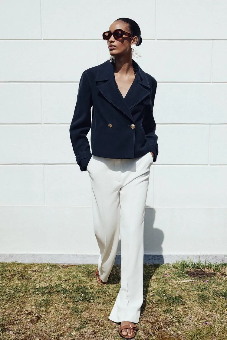 CHAMARRA CORTA CRUZADA